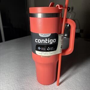 Contigo Streeterville 40oz Tumbler Stainless Steel Vacuum 40oz, Coral